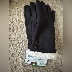 Isotonor smartDri Black Gloves with White Cuff